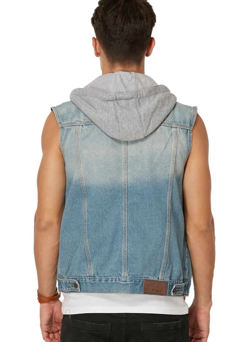 Fifteen Minutes Dunelm Denim Hooded Vest