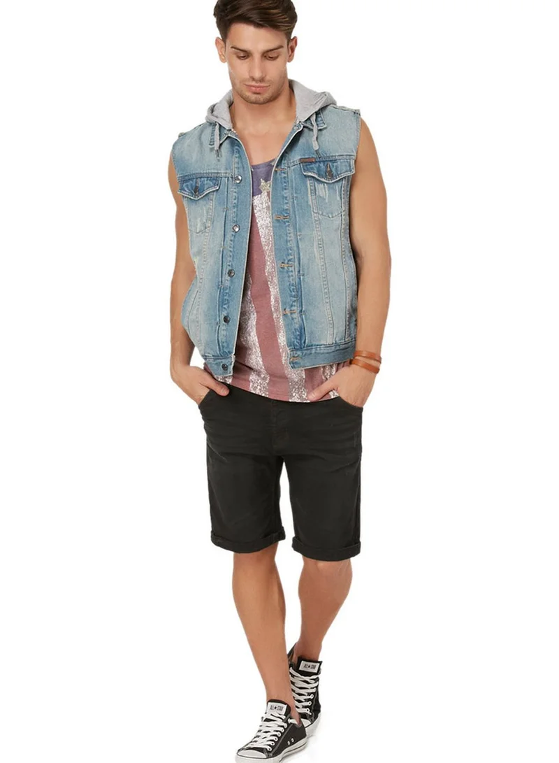 Fifteen Minutes Dunelm Denim Hooded Vest