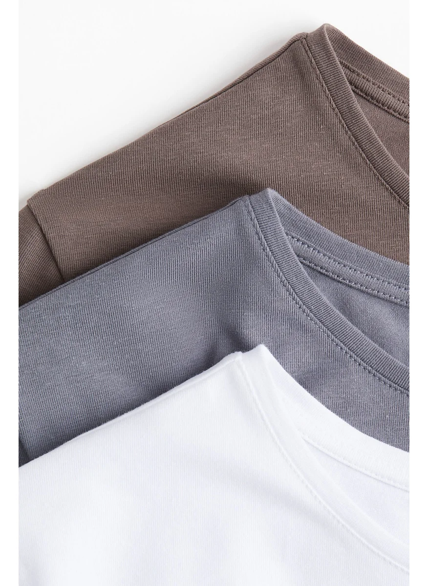 H&M 3-Pack Jersey Tops