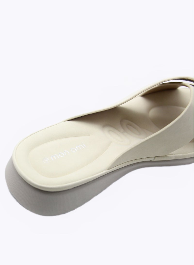 Mon Ami Flat Sandals | Open Toe, Soft Bottom, Casual and Breathable Women Shoes for Girls &Ladies | Lightweight women's fashion sandalsfor Walk and Summer - Image 4