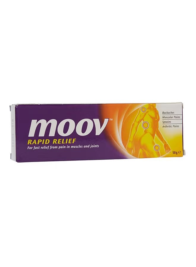 Moov Instant Pain Rapid Relief Ointment – 50g | Ayurvedic Muscle Pain Care