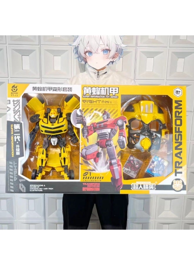 Children's Toys Deformation Robot King Kong Suit Education Training Course Organization Gift Night Market Ring Toys Wholesale-Color:Mecha Alliance 52*8*24【AU66-1】 - Image 2