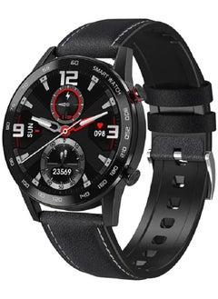 DT95 Business Style 1.3inch Smart Watch Full Touch Screen Heart Rate Bluetooth Call - Black