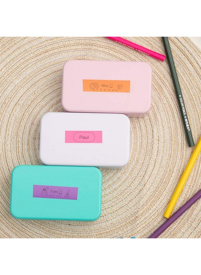 phomemo Q31 Q32 Q30S Q30 Label Maker Tape, Black On Lavender, White, Pink Sticker Thermal Paper Self-Adhesive Label Tape, 15Mm X 6M (1/2"X2361/8") Continuous Paper, 3 Roll - Image 5