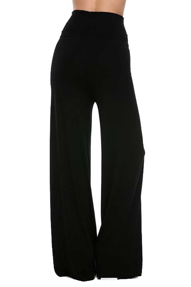 Superline Solid Palazzo Pants 3X-Large Black - Image 2