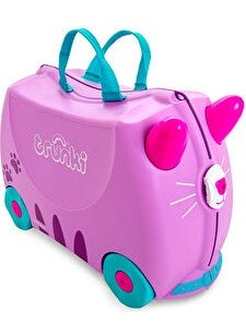 trunki Ride-on and Ride-on Children's Suitcase Cat Cassie (1 Piece) 