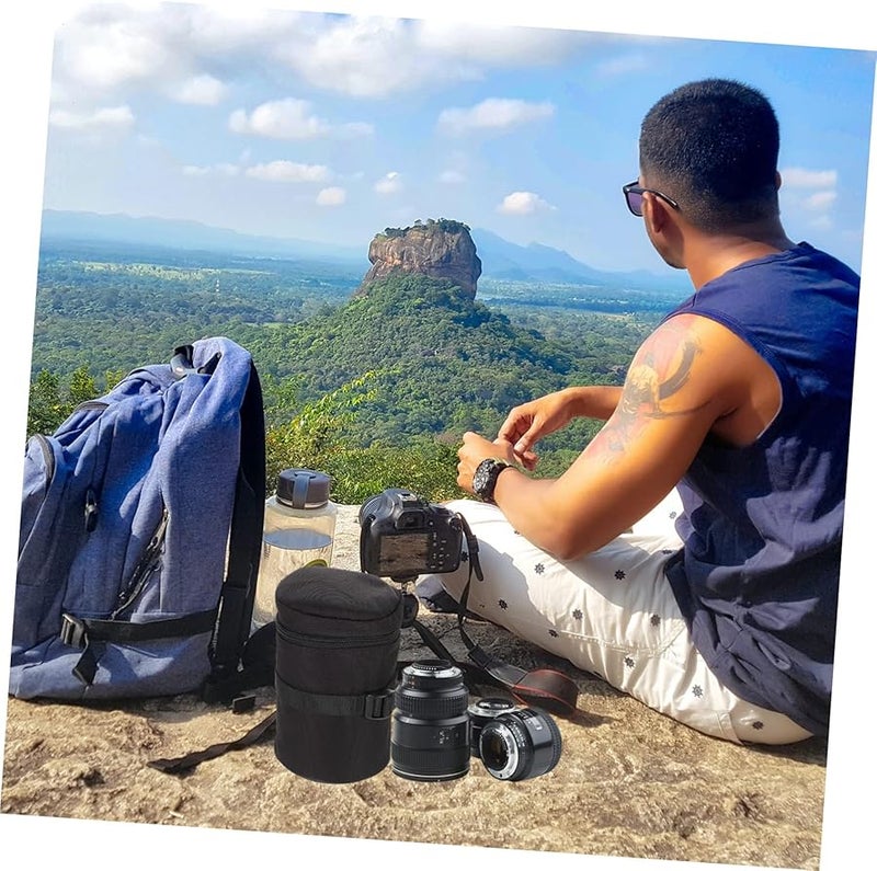 COHEALI حقيبة عدسة احترافية للكاميرا DSLR محمولة ومقاومة للصدمات - Image 5