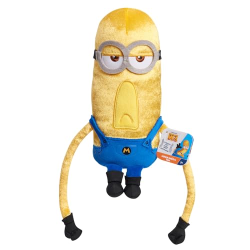 Minions Illumination Minions Despicable Me 4 Squooshy Plush Mega Tim Kids Toys for Ages 3 Up by Just Play - Image 1