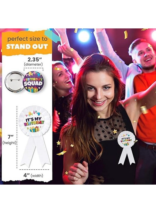 Zyozique® 9 pcs Birthday Button Pin Badges, Birthday Pins for the Whole Birthday Squad - Birthday Decorations Badges | Pinback Badge Favors for 18th, 21st, 25th, 30th Birthday, Adults, Kids - Image 5