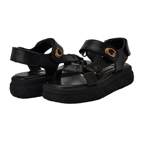 Guess Women's Lanara Sandal, Black 001, 6.5 - Image 2