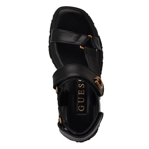 Guess Women's Lanara Sandal, Black 001, 6.5 - Image 5