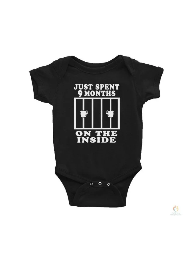 ماتشينج فاميلي اوتفيتس رومبير للأطفال حديثي الولادة - رومبير مطبوع بعمر 9 أشهر | جمبسوت قطني ناعم ومرح للمواليد الجدد للأولاد والبنات