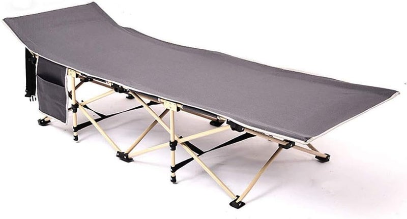 BLURISM Folding Camping Bed Camping Cot Lit De Camp Cot Folding Bed for Adults Sleeping Bed Carry Bag Storage Bag Extra Wide Sturdy Holds Up to 500 Lbs Lightweight Outdoor