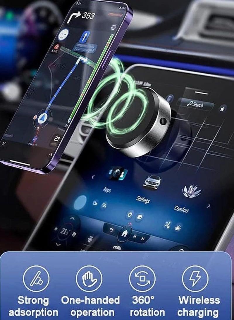 Smart Vacuum Suction Phone Holder Double Sided Adsorption Multiple Scenarios Alloy Material - Image 3