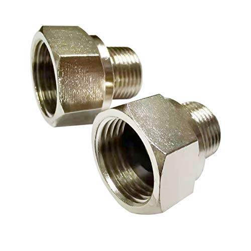 YOUHO Delta Faucet 1/2 Female Pipe Thread by 3/8 Male Compression Brass Adapter, G3/8 to G1/2 pipe adapter 2 Piece Suitable for newer Kohler faucet - Image 5