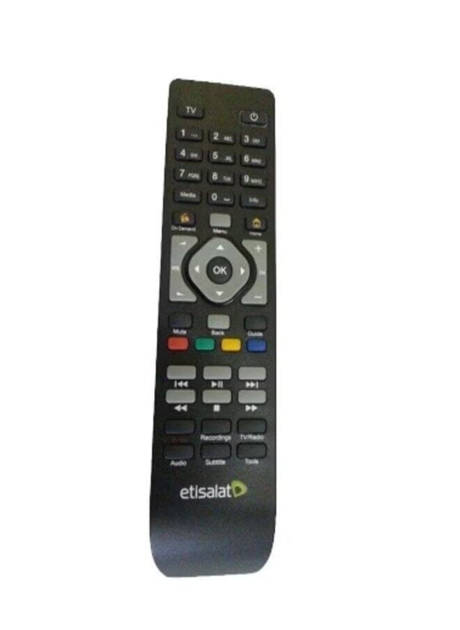 etisalat Compatible Remote Control Black 