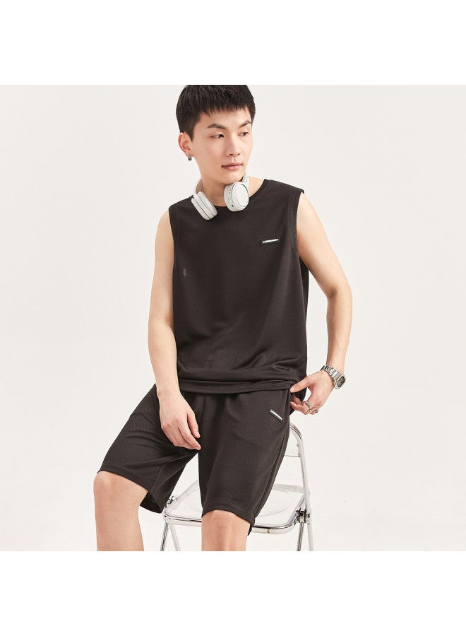TonLion Men's Vest Shorts Casual Set, Sleeveless Tank Top, Sports Vest For Men, Men's Sleeveless Shirt, Men's Tank Top - Image 5