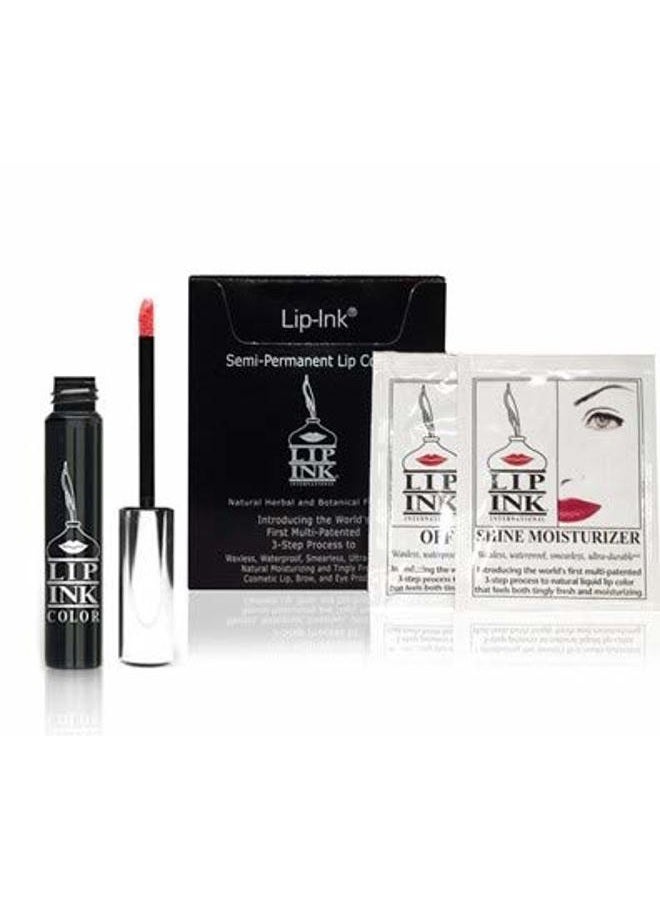 LIP INK Smearproof Waterproof Natural Liquid Lip Kit Trial Kit, Hot Pink - Image 1