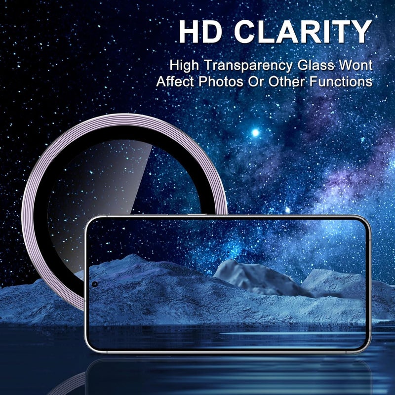 Camera Protection for Samsung Galaxy A16 / A16 5G, [Scratch-Resistant & Stable] 9H Ultra Thin Tempered Glass, Camera Protection Made of Aluminium Alloy, Easy Installation, White - Image 3