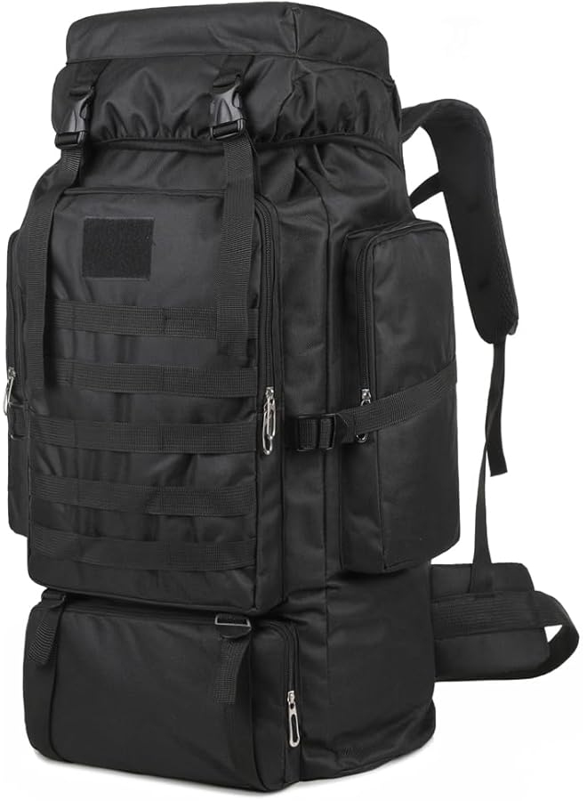 PROMASS Camping Trekking Backpack,Oversized Outdoor Sport Travel Daypack For Men For Climbing Touring - Image 1