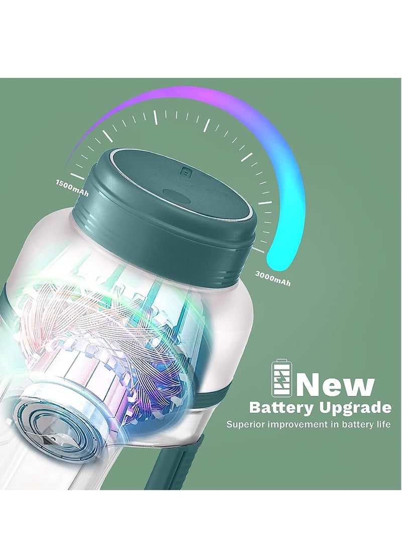 KASTWAVE - Blender, Mini Portable Blender Fresh Juice Blender Bottle with 3000mah USB Magnetic Charging, 1 L Water Bottle, Smoothie Blender, Sports Water Bottle, Food Blender for Home Office Gym Travel - Image 1