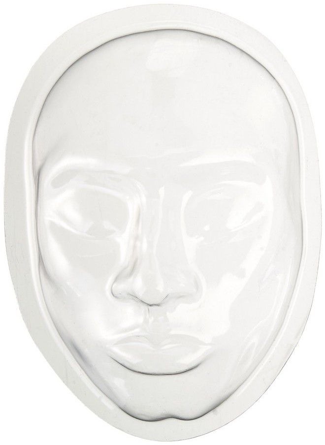 Roylco Plastic Makeamask Multicultural Mask Forms Clear Set Of 10  - Image 3