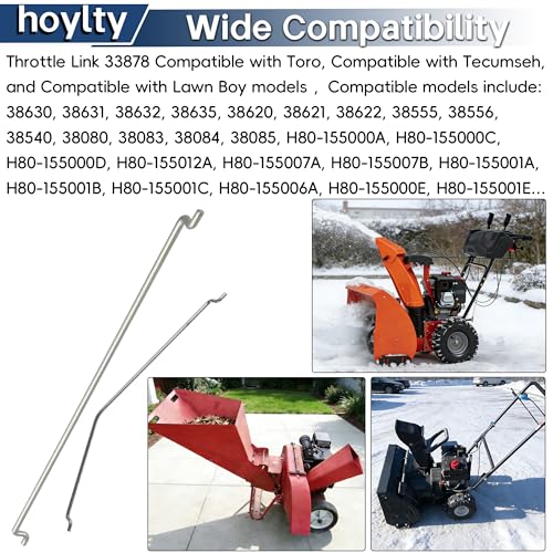 hoylty 33878 Throttle Link and 34667 Governor Linkage Compatible with Tecumseh Engine 33878, 34667 Governor Link (1 Set) - Image 5