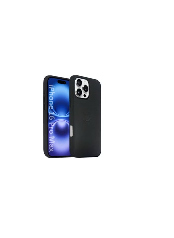 CATANES (for Apple iPhone 16 Pro Max) Leather Case Compatible with Magsafe Anti-Scratch Leather Case Shockproof Drop Proof Protective Slim Case - Black - Image 1