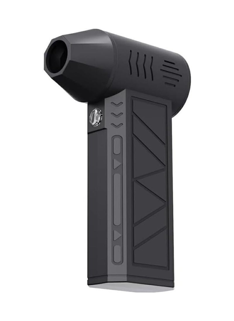 YJS Compressed Air Duster Dust Blower Jet Dry Mini Blower 130,000 RPM Air Blower Super Fan Turbo Powered Portable Turbo Fan Vacuum Cleaner Portable Blower Violent Fan Electric Cordless Car Dryer - Image 2