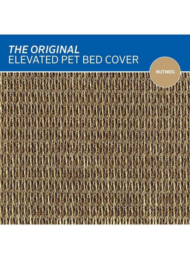 Coolaroo Original Pet Bed Replacement Cover - Nutmeg - Large (43.5" x 31.5") - Image 3
