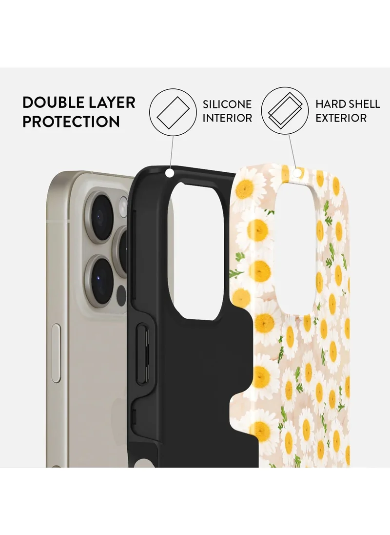BURGA iPhone 16 Pro Max Case, 2 Piece Hard Shell + TPU Silicone Interior, Shock Absorption, All Port Accessible, Raised Bezel For Screen & Camera Protection, Never Fading HQ Print,Pure Bliss