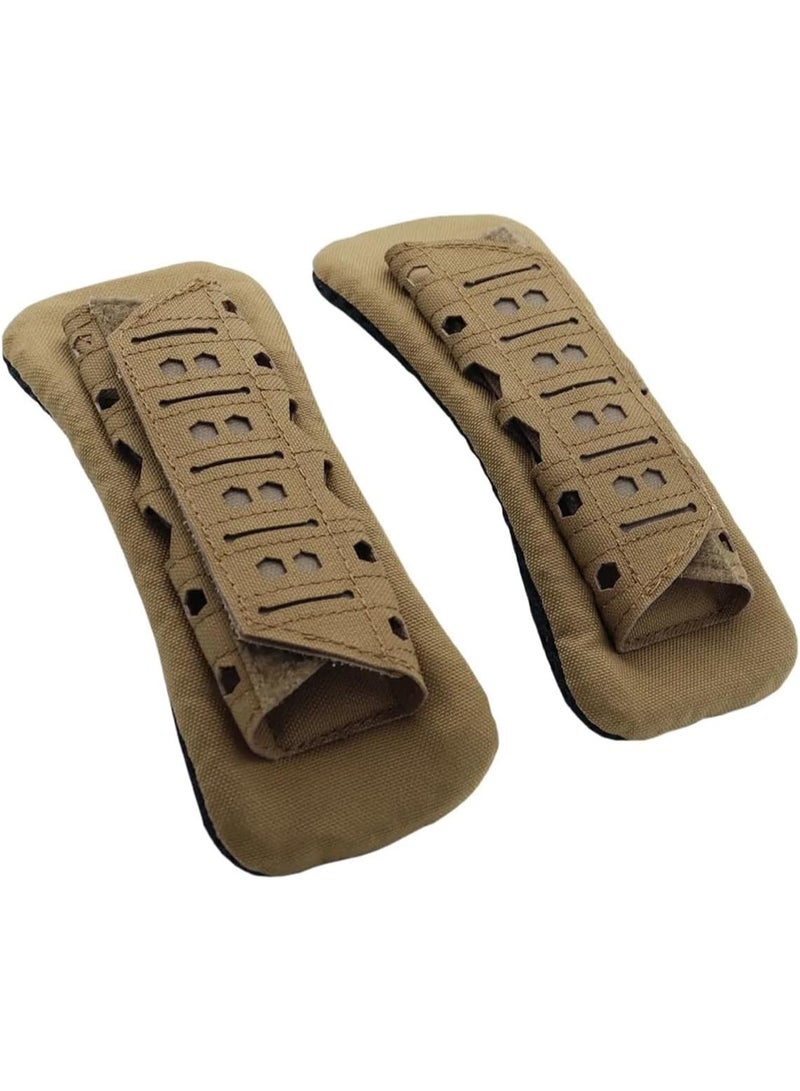 2 Pcs Tactical Vest Shoulder Pads Backpack Breathable Mesh Cushion Pad Lightweight Soft Strap Pads - Image 1