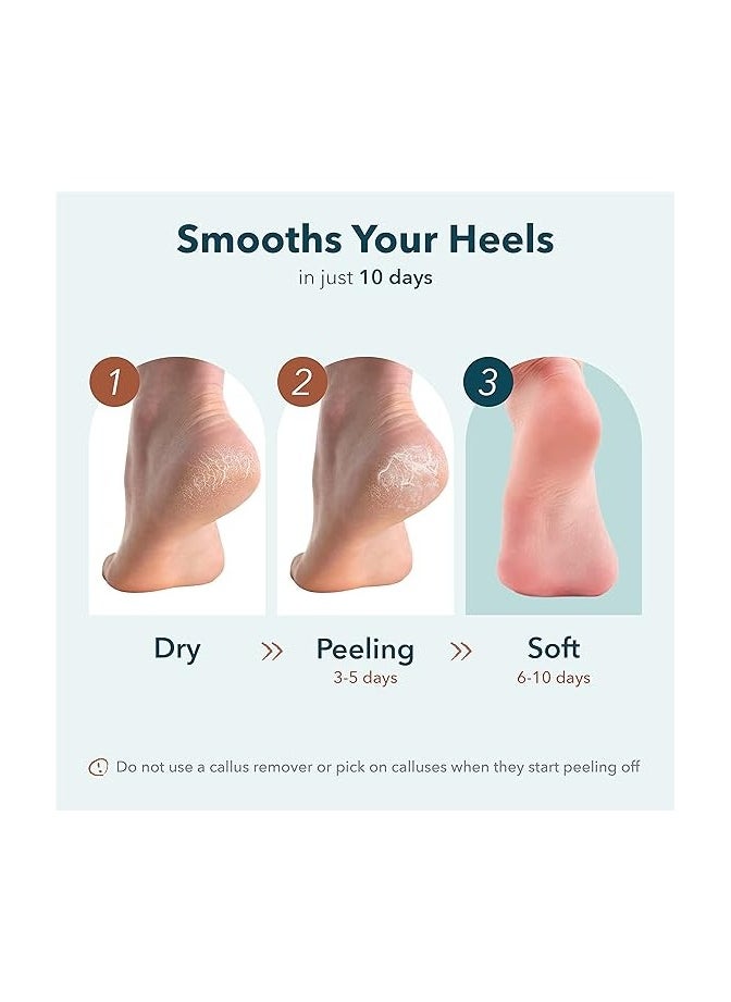 Pure Derm - Purederm One Step Heel Peeling Socks 1 Pair Yellow - Image 1