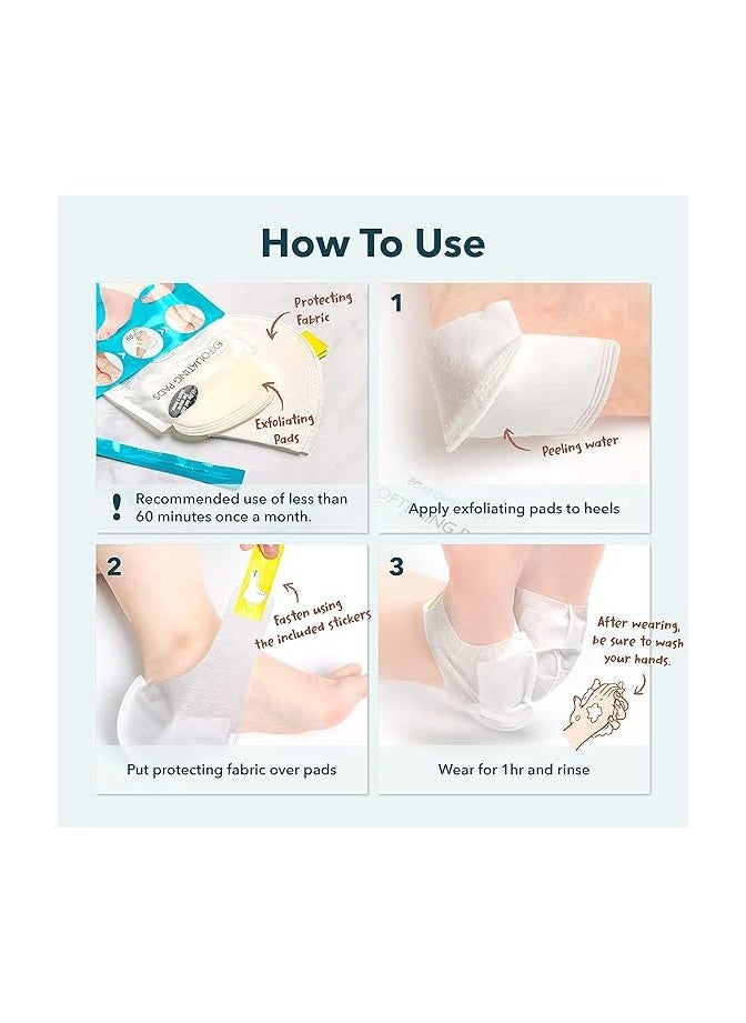Pure Derm - Purederm One Step Heel Peeling Socks 1 Pair Yellow - Image 1