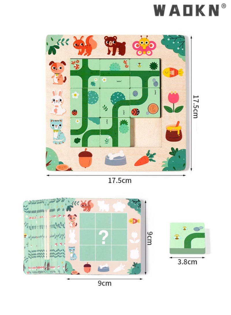 WAOKN Children's Maze Puzzle Game, Interactive Path-Finding Board Game, Educational Toy for Early Learning and Cognitive Development, Enhances Problem Solving, Planning, and Spatial Skills.  - Image 5
