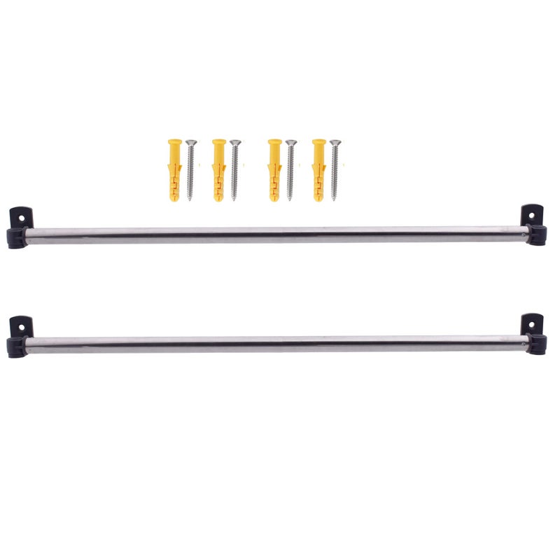 YYST حامل جداري لستارة YYST، حامل نسيج، حامل نسج 16 إلى 29 أسودX2