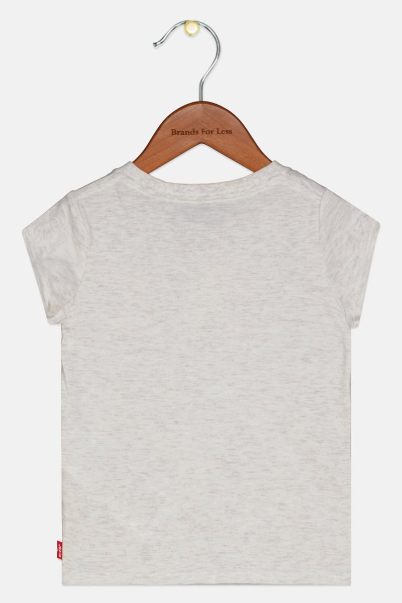 Levi's Toddlers Girl Brand Logo Short Sleeve T-Shirt, Mint Green - Image 2