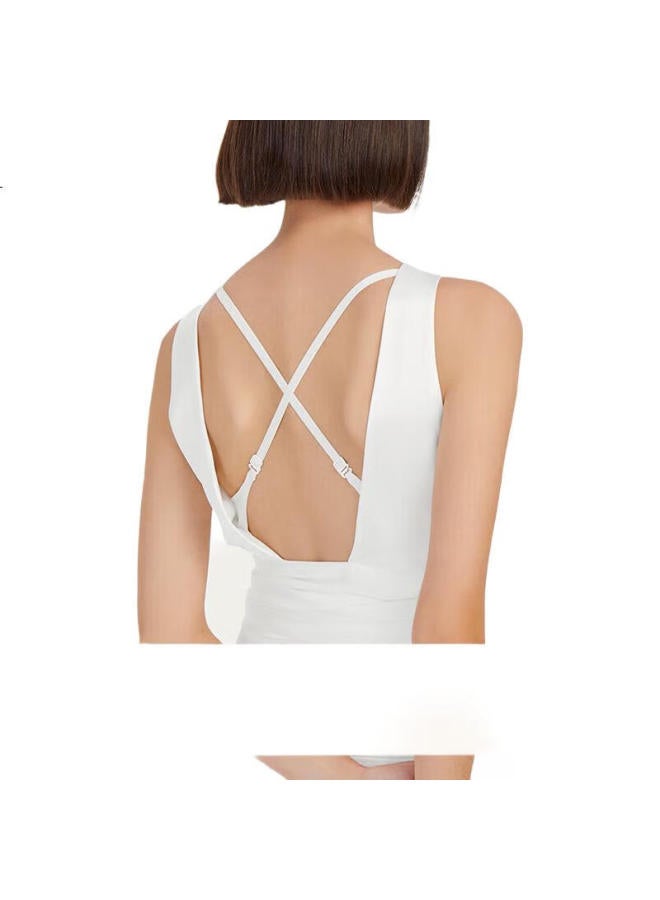 Ubras Swan Neck Slim Backless Bra Women'S Underwear Women'S Seamless Wireless Bra Bare Skin S - Image 1