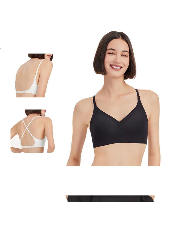 Ubras Swan Neck Slim Backless Bra Women'S Underwear Women'S Seamless Wireless Bra Bare Skin S - Image 3