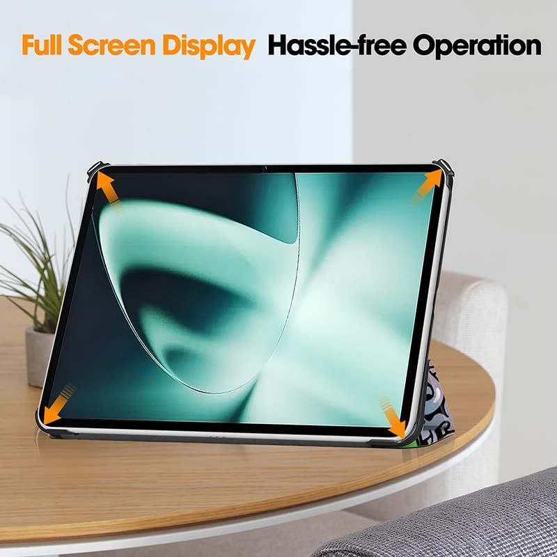 ProElite Cover for OnePlus Pad Go 11.35 inch Cover, Trifold Flip Case Cover for OnePlus Pad Go 11.35 inch 2023, Support Auto Sleep Wake, Hippy - Image 4