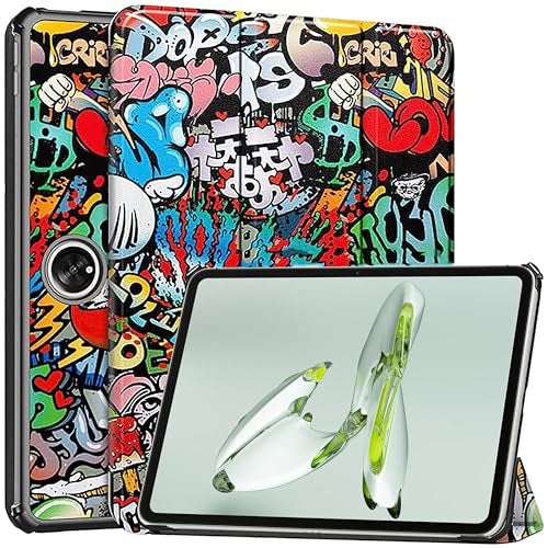 ProElite Cover for OnePlus Pad Go 11.35 inch Cover, Trifold Flip Case Cover for OnePlus Pad Go 11.35 inch 2023, Support Auto Sleep Wake, Hippy - Image 1