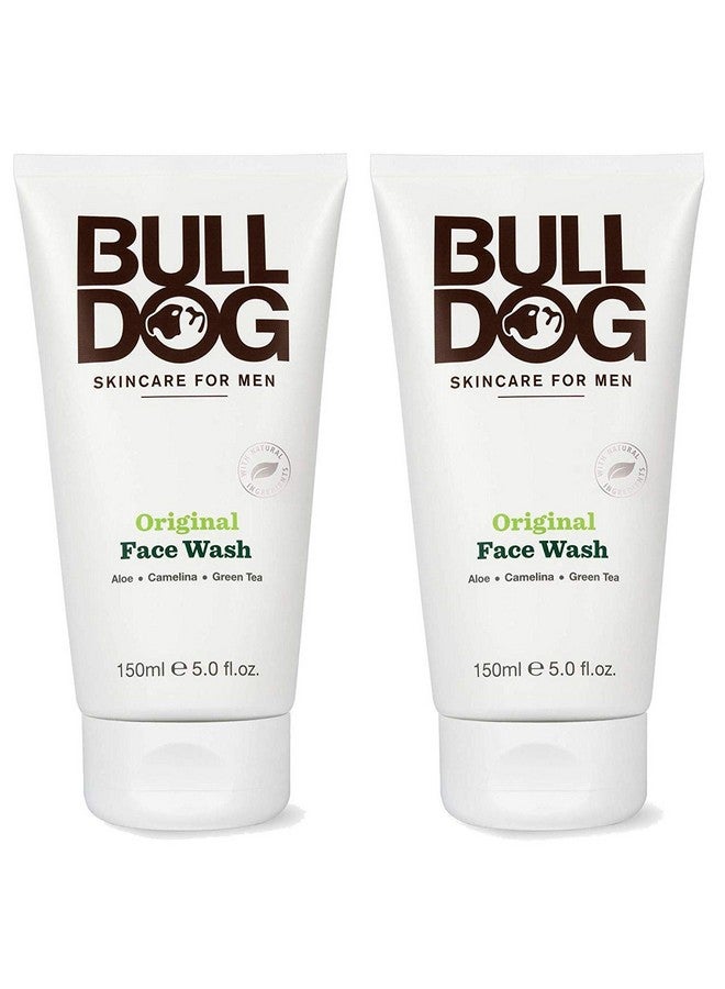 BULLDOG Skincare And Grooming For Men Original Face Wash, Pack Of 2, 5 Ounce - Image 1