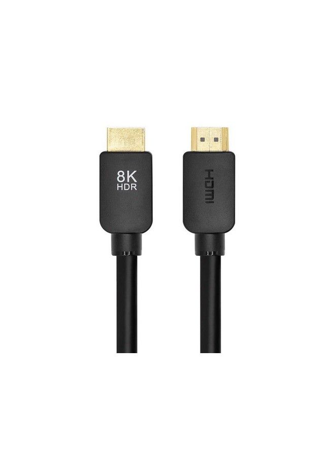 Monoprice كابل إتش دي إم آي فائق 8K بطول 8 أقدام باللون الأسود؛ بدون شعار سرعة عالية 8K@60Hz 48Gbps ديناميكي HDR متوافق مع PS5 و Xbox Series X و Series S والمزيد - Image 1