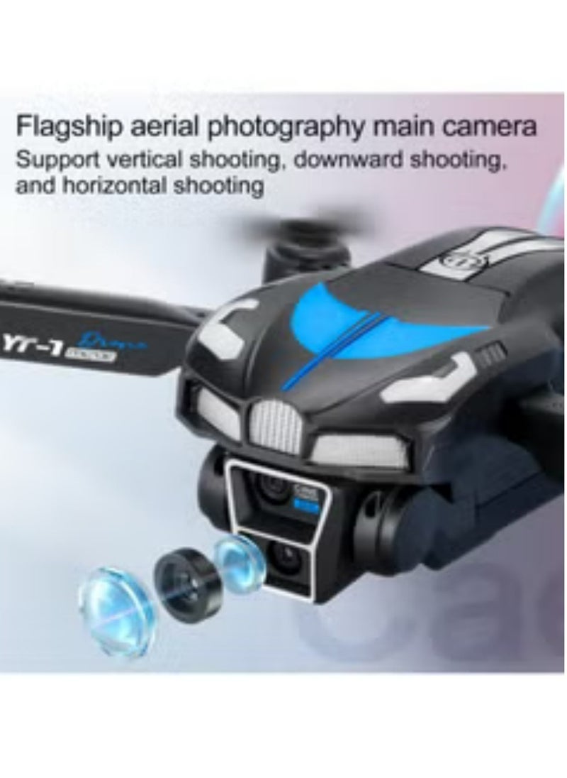 Generic - YT-1 Folding Drone with Triple-Camera Design & Optical Flow Positioning for High-Definition Aerial Photography - Image 1