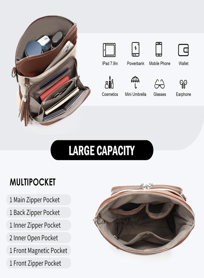 FALAN MULE Crossbody Bags for Women Trendy Soft Leather Hobo Purses Shoulder Handbags With Tassel - Image 3