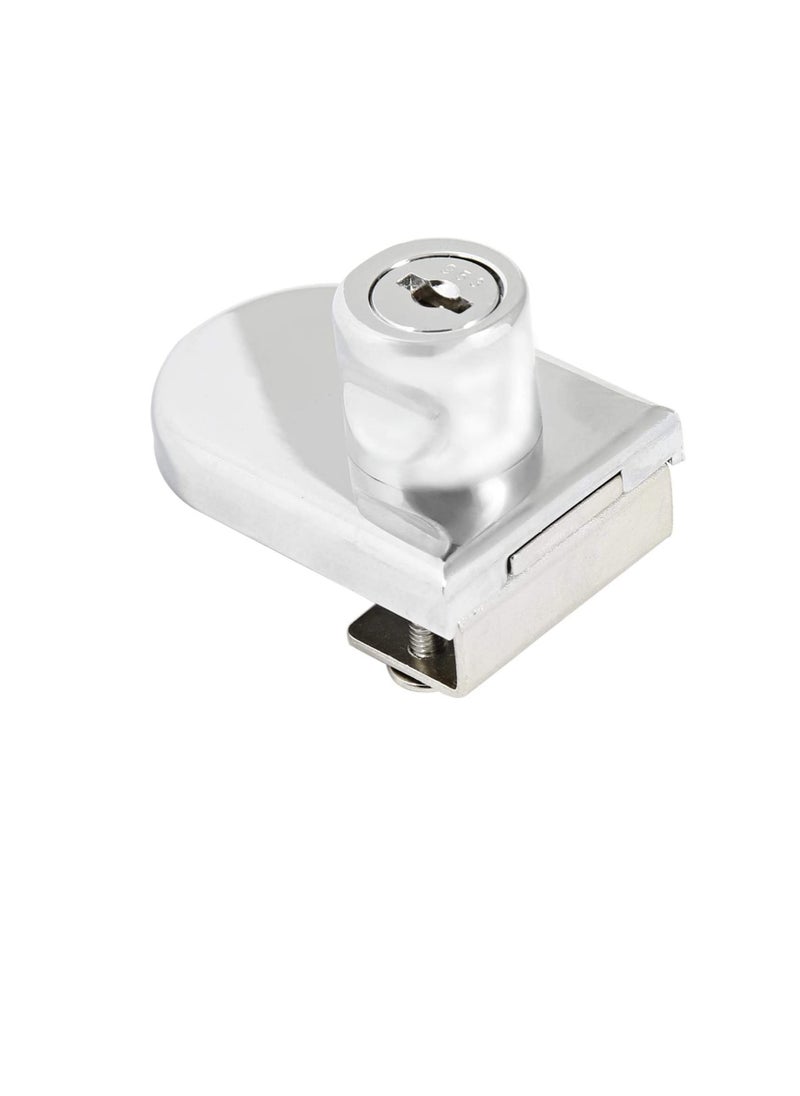 Generic - Glass Lock without Boring Hole Silver - Image 1