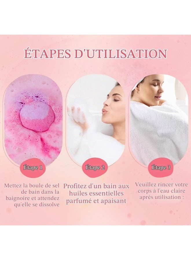 MELAO Bombes de Bain pour Enfants, 10Pcs Boule de Bain Surprise, Bombes de Bain Moussantes Organiques Naturelles, Bain Moussant Enfant, Noël Anniversaire Cadeau pour les Garçons et les Filles - Image 4