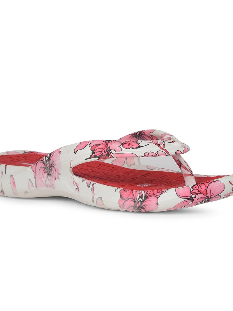 Bata Hawaii Women's Red Flip Flops - 4 UK (5715006) - Image 5