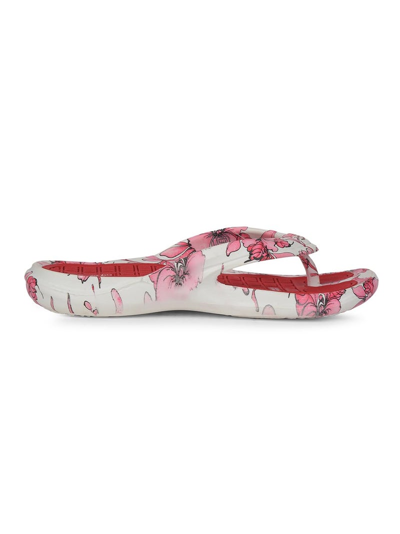 Bata Hawaii Women's Red Flip Flops - 4 UK (5715006) - Image 2