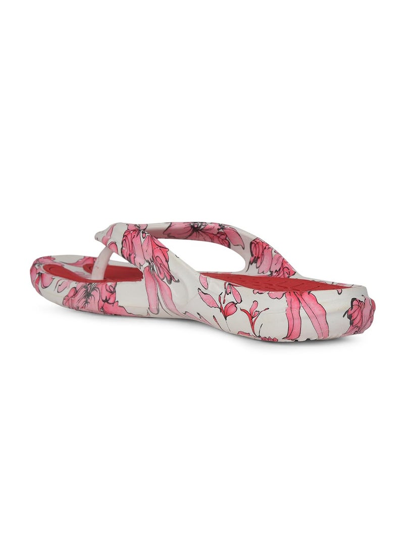 Bata Hawaii Women's Red Flip Flops - 4 UK (5715006) - Image 3